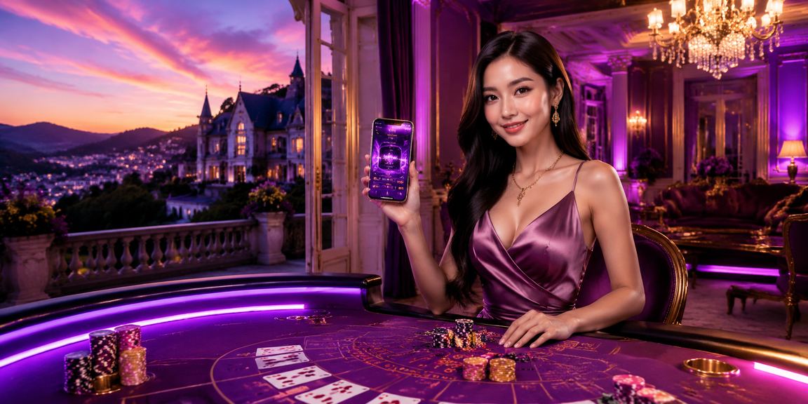 Giao diện Baccarat neon tại Đà Lạt – trải nghiệm live casino an toàn