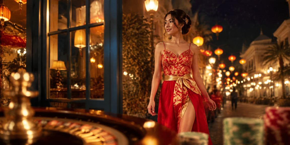 Người chơi tại Phú Quốc thư giãn với cà phê bên cạnh bàn roulette – giải trí cân bằng