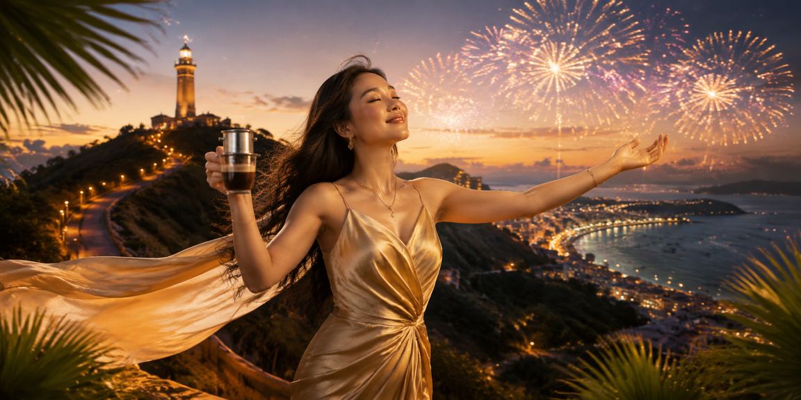 Thành viên tại Vũng Tàu nhận bonus VIP bên tách cà phê buổi chiều